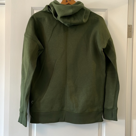 ZYIA green cowl neck hoodie - Picture 4 of 6